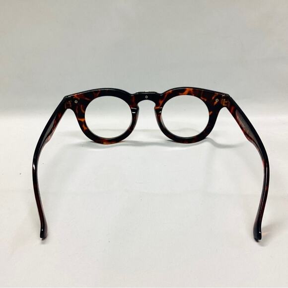 Tortoise Round Eyeglasses Frames - Picture 2 of 5